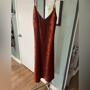 Lulus Satin Midi Dress